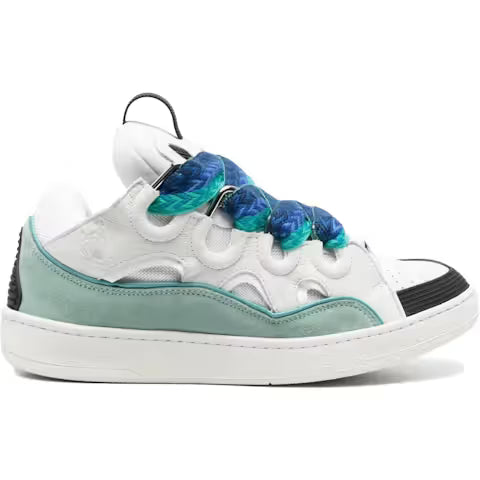 Lanvin Curb White / Turquoise
